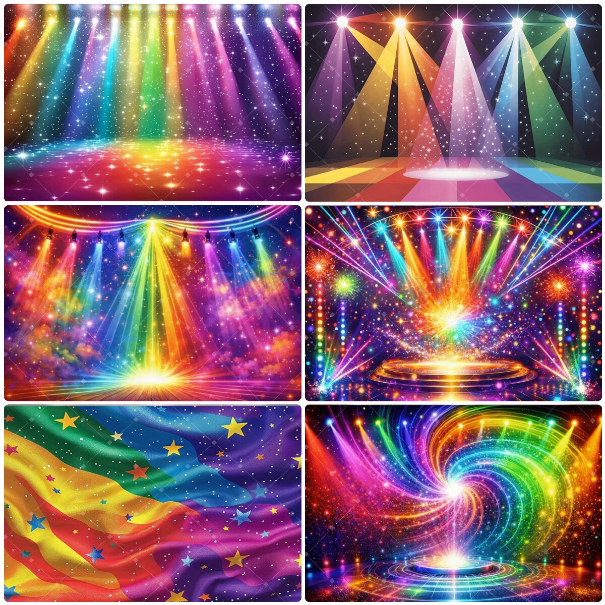 Photography Lighting Backdrop - Fondo de Escenario con Luces de