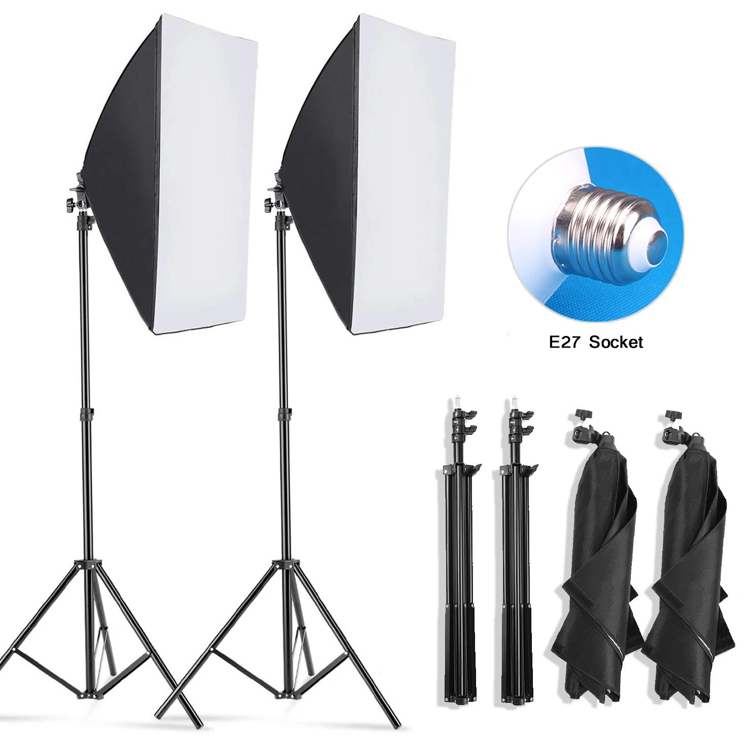 Photography Lighting Continuous - Softbox de fotografía profesional, caja suave