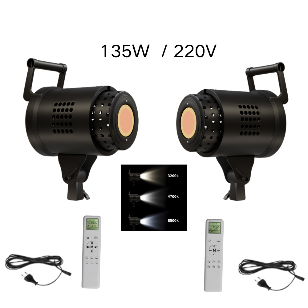 Photography Lighting For Portraits - 115/135W fotografía Bowens iluminación LED 220V