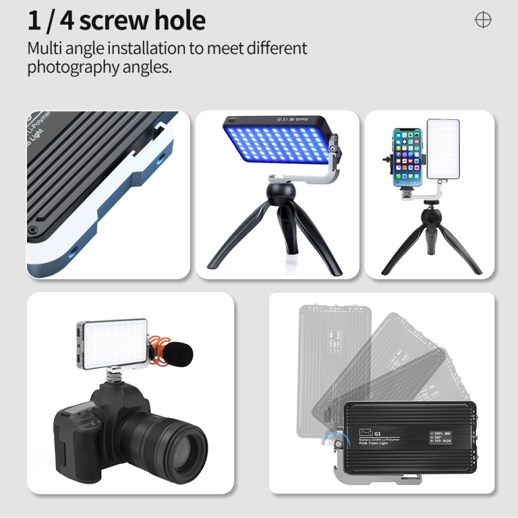 Luz de Relleno RGB de Panel Pl - Photography Lighting Rgb reseña y precio
