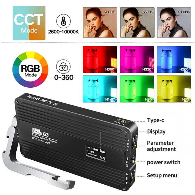 Luz de Relleno RGB de Panel Pl - Photography Lighting Rgb reseña y precio