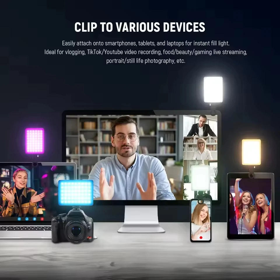 Mini Lámpara LED RGB de Rellen - Photography Lighting Rgb reseña y precio