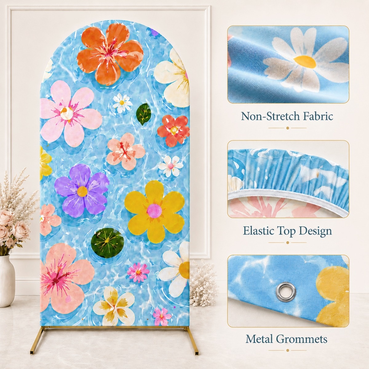 Cubierta de fondo de arco Groo - Photography Lighting Backdrop reseña y precio