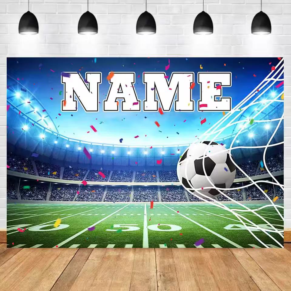 Fondo de fútbol personalizado  - Photography Lighting Backdrop reseña y precio