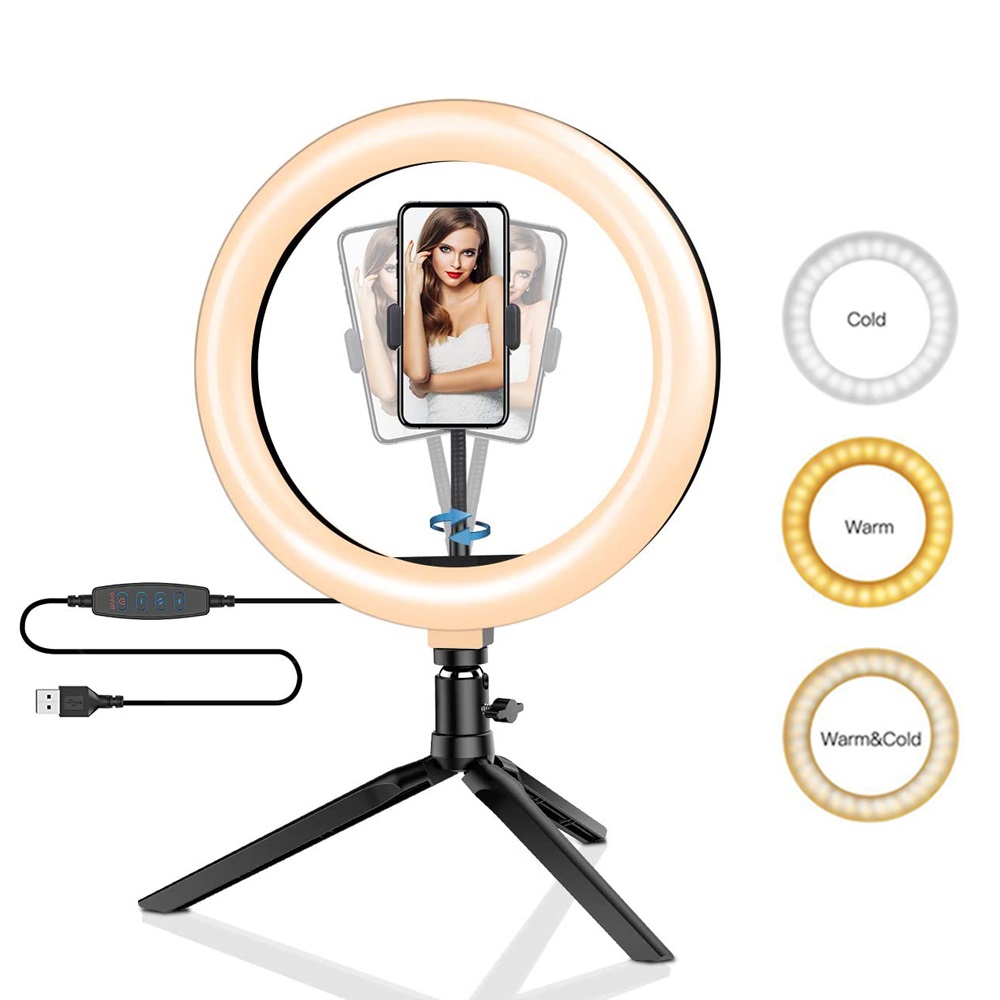 Anillo Led de 26cm y 10 pulgad - Photography Lighting Continuous reseña y precio