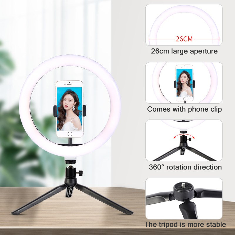 Anillo Led de 26cm y 10 pulgad - Photography Lighting Continuous reseña y precio