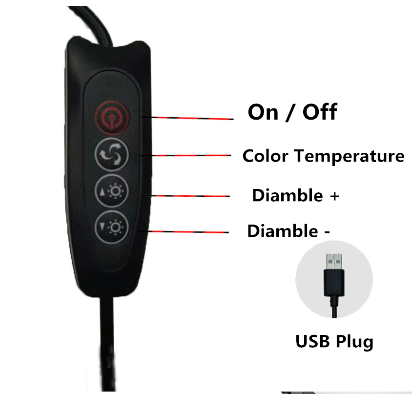 Anillo de luz LED para selfies - Photography Lighting Continuous reseña y precio