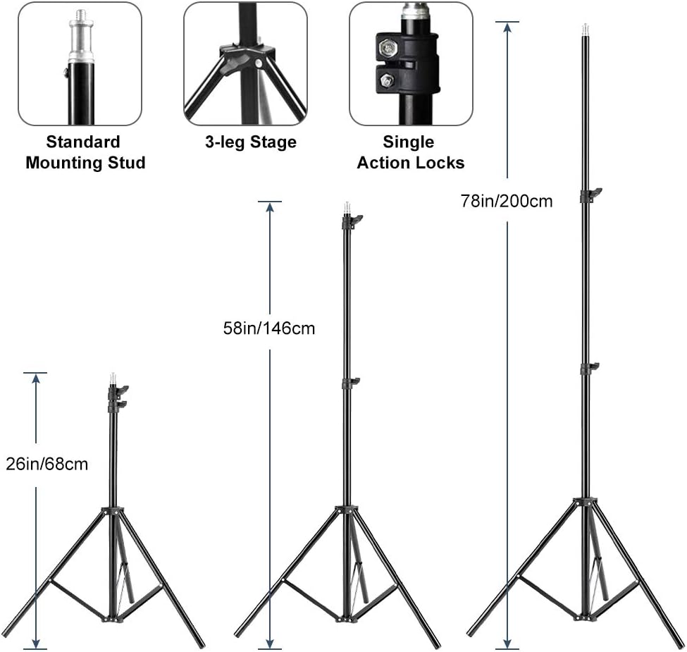 Kit de iluminación con caja de - Photography Lighting Continuous reseña y precio