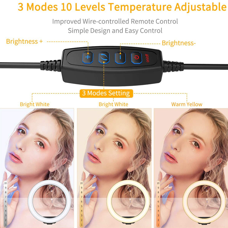 Anillo de luz LED para Selfie  - Photography Lighting Continuous reseña y precio