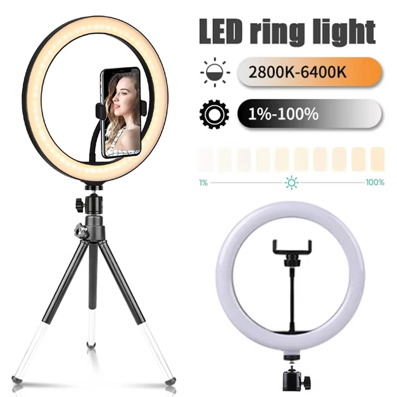 Aro de luz LED de 10 pulgadas  - Photography Lighting Continuous reseña y precio