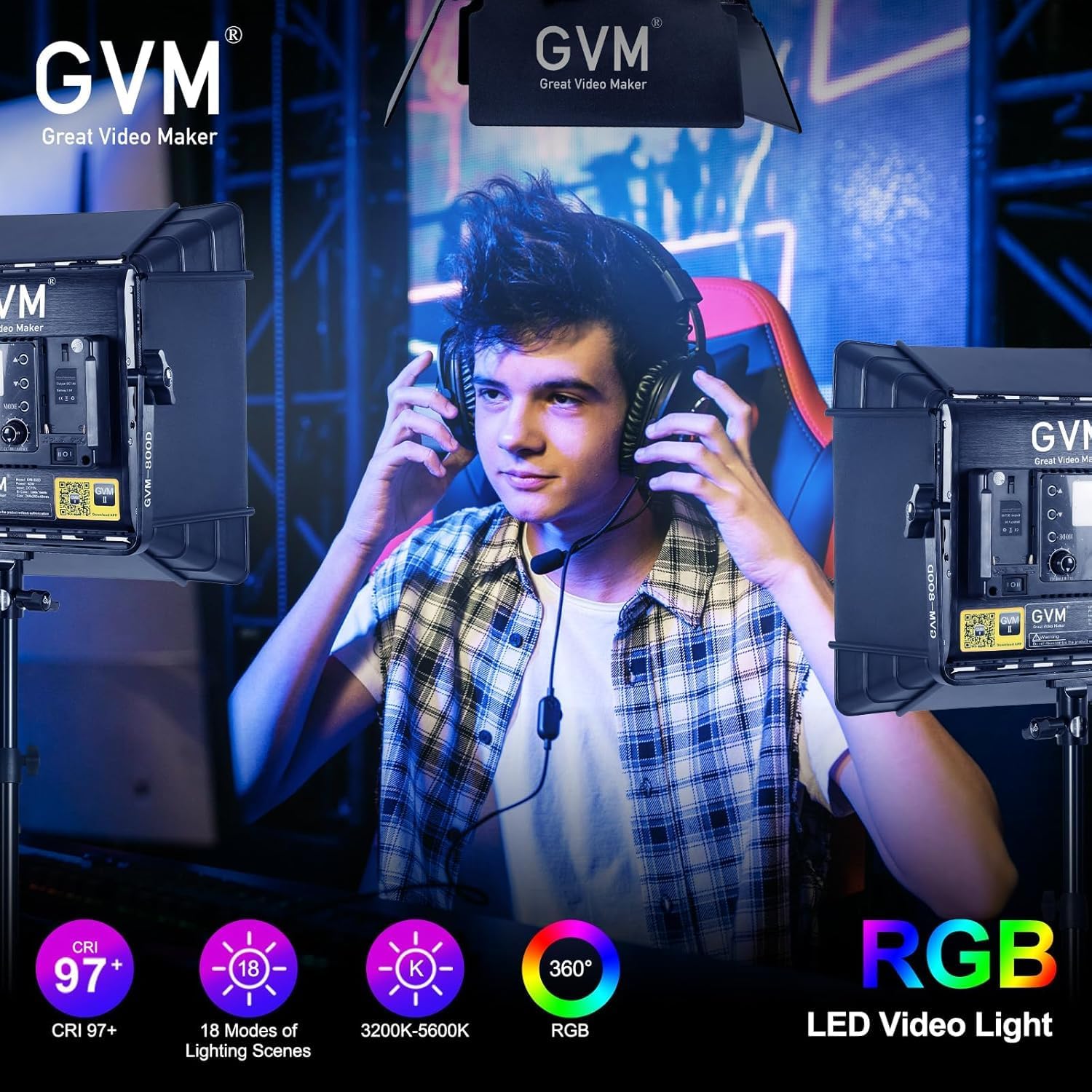 Kit de Iluminación LED RGB par - Photography Lighting Rgb reseña y precio