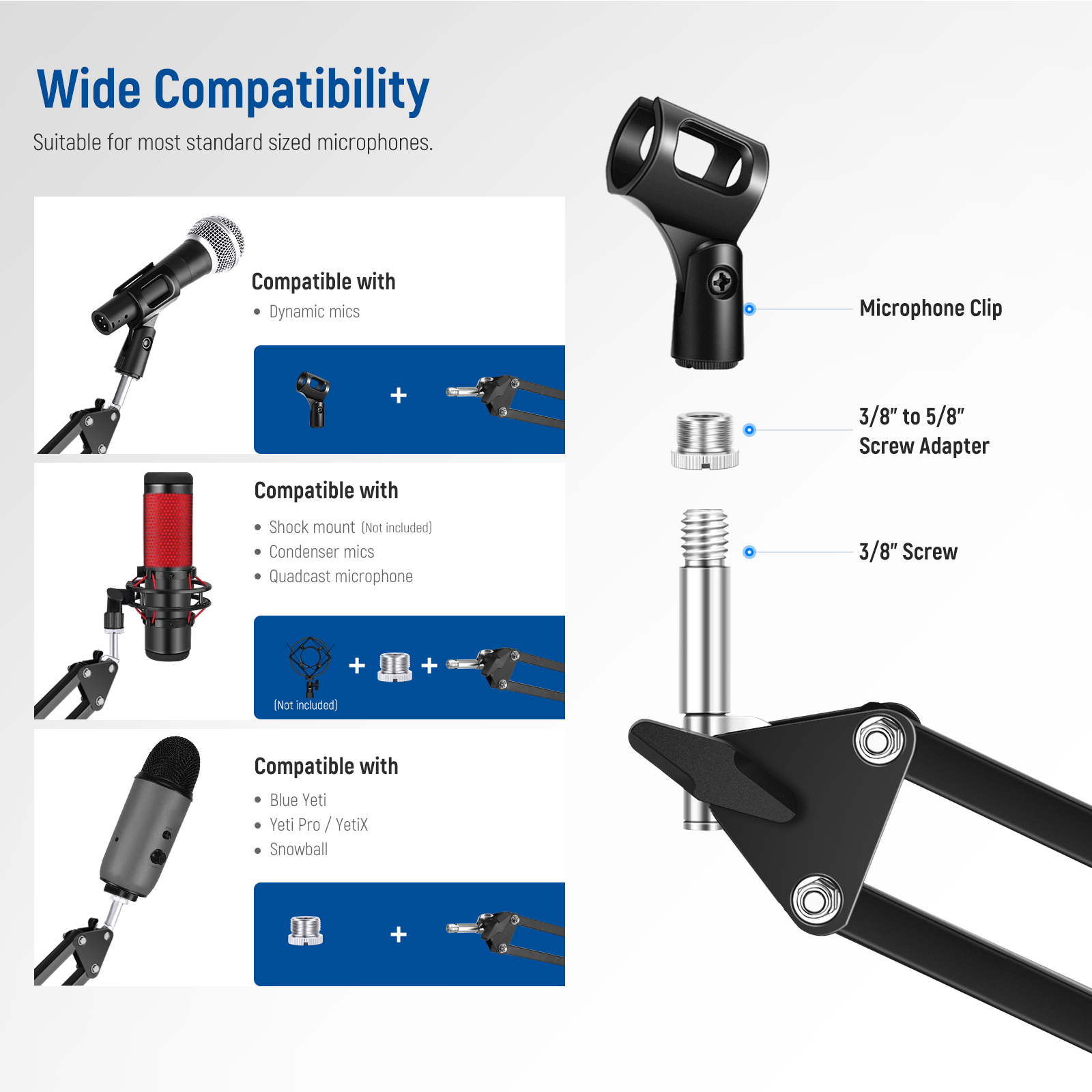 Neewer-Soporte de brazo para m - Boom Arm Stand reseña y precio