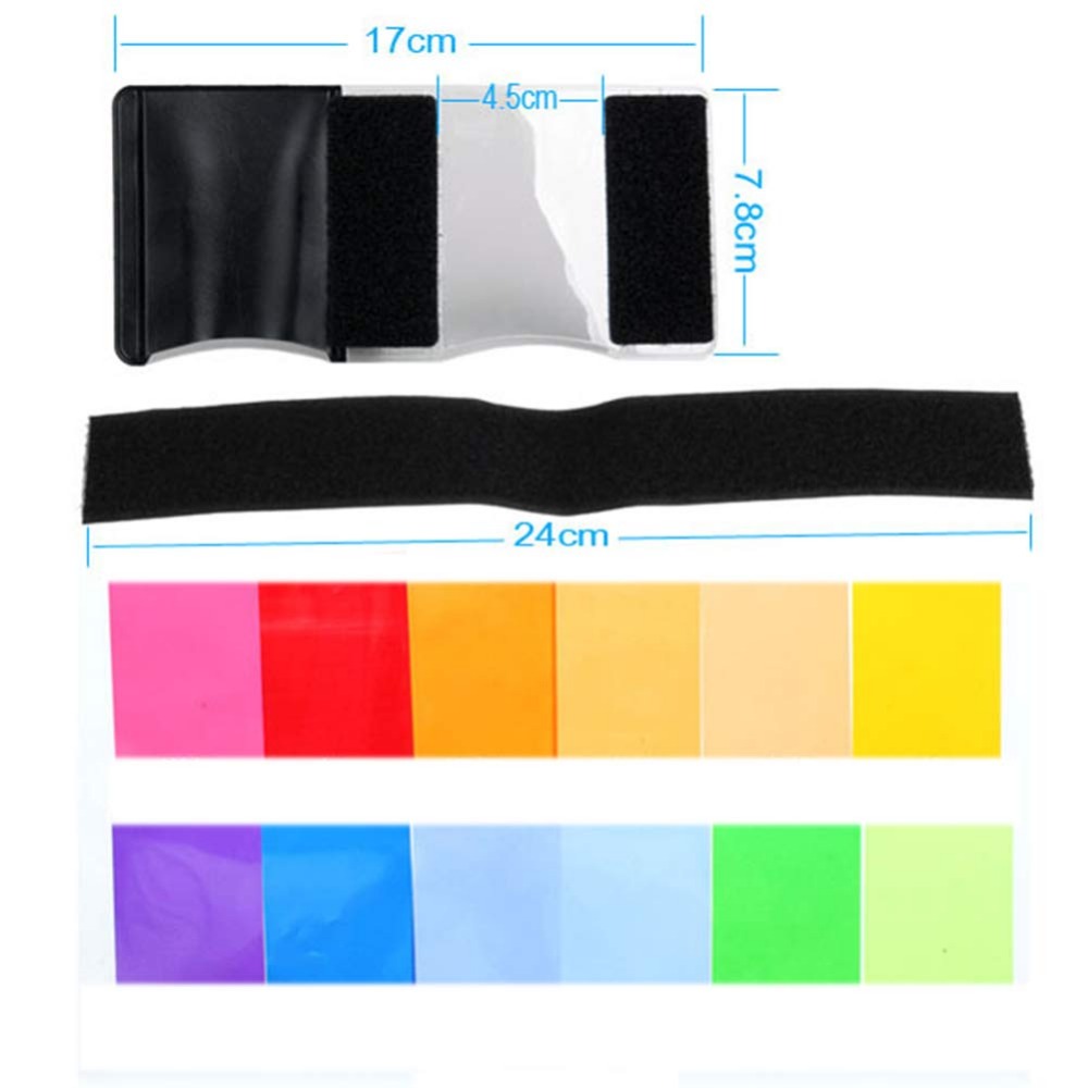 Kit de 12 Filtros de Gel para  - Photography Lighting For Portraits reseña y precio