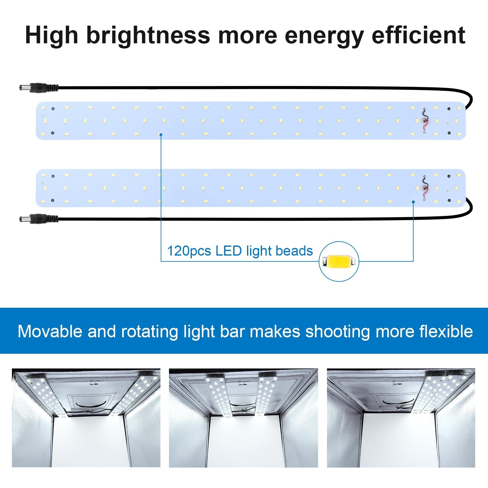 PULUZ 60cm caja de luz de estu - Photography Lighting Backdrop reseña y precio