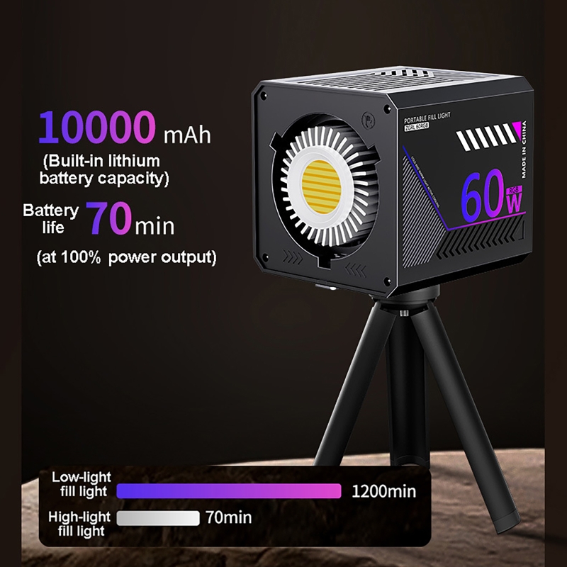 Luz de Video RGB de 60W, Luz L - Photography Lighting Rgb reseña y precio