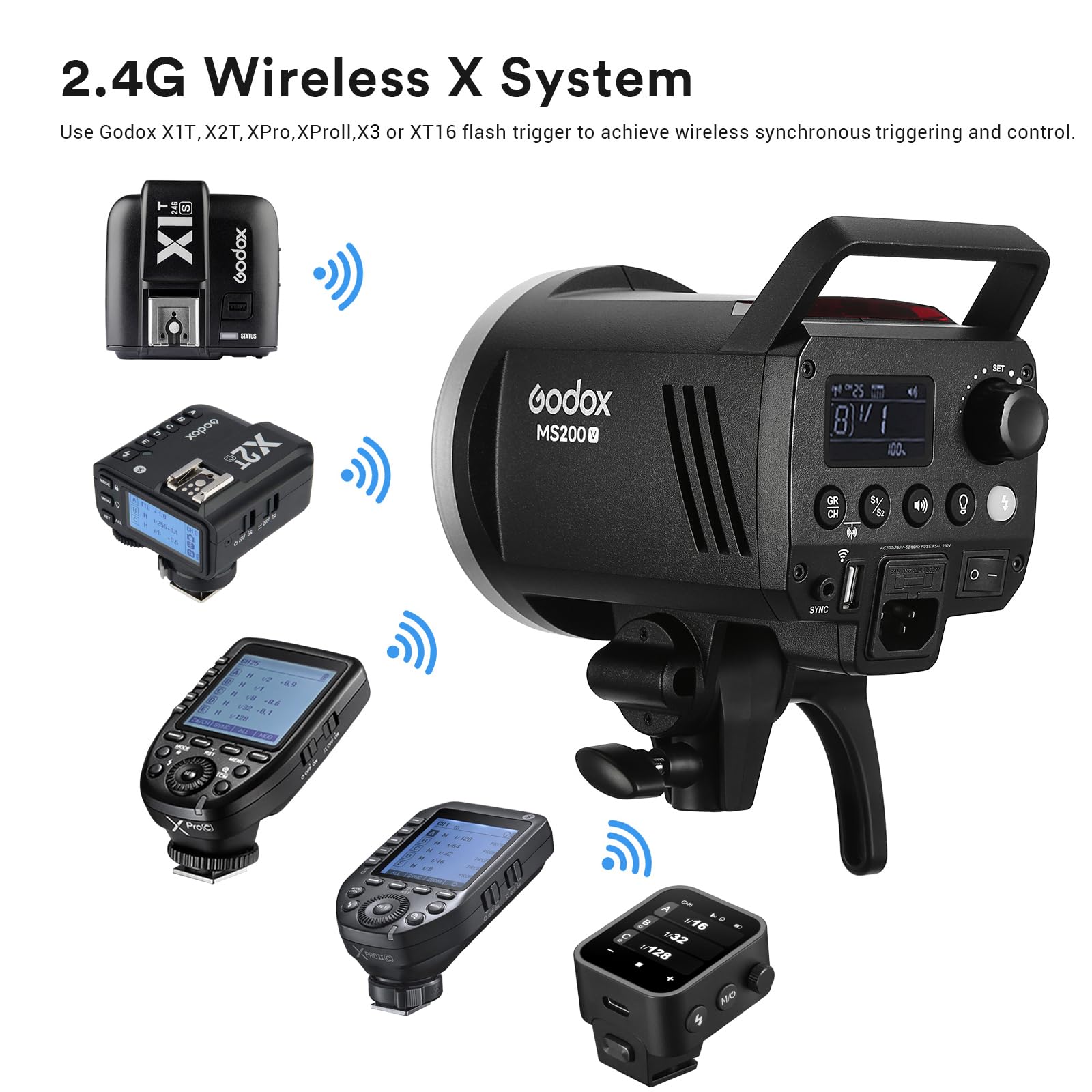 Godox MS200V luz de Flash estr - Photography Lighting For Portraits reseña y precio