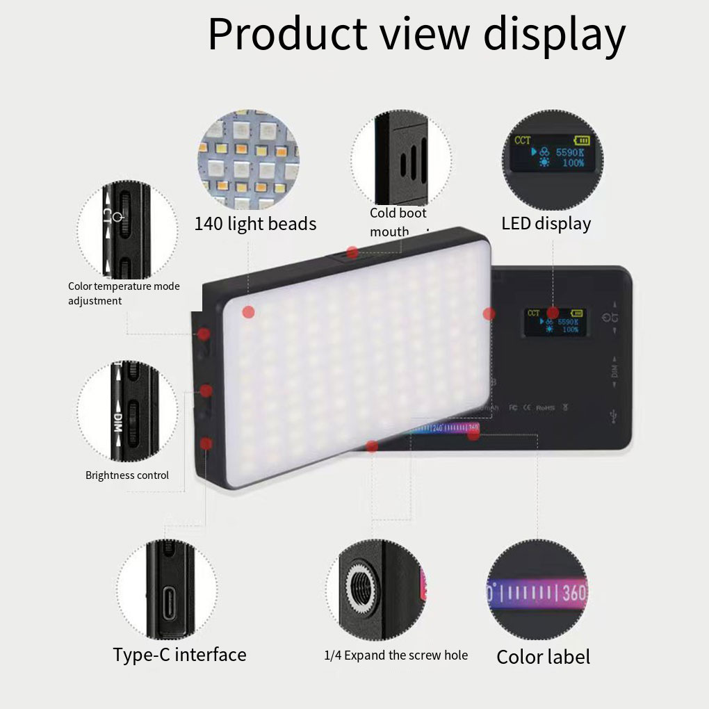 Modos RGB Mini foco Luz de rel - Photography Lighting Rgb reseña y precio