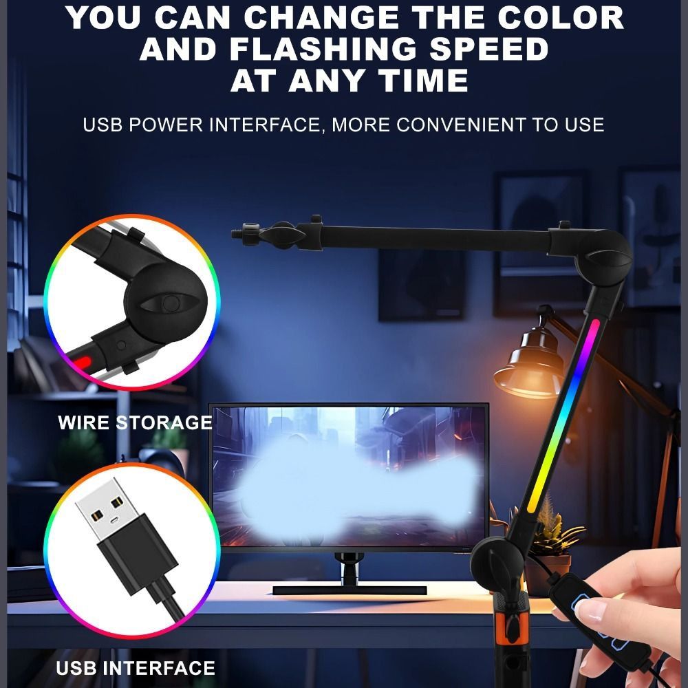 Soporte para micrófono con bra - Boom Arm Stand reseña y precio