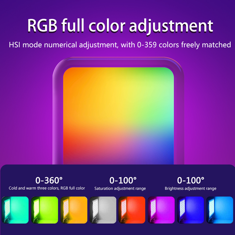 Mini luz de vídeo RGB portátil - Photography Lighting Rgb reseña y precio